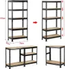 Portapesi in metallo 592103, carico 750 kg, nero, 150 x 70 Anteprima dell’immagine prodotto 11