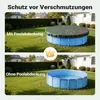 Wiltec Poolabdeckung rund Ø 610 cm, 200 g/m² PE, Produktbild-Vorschau 7