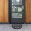 Hartgummi Fußmatte Ornamente halbrund 40x60 cm schwarz Produktbild-Vorschau 6