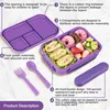 Amathley lunch box dla dzieci bento box 1200ml lunch box 5 Podgląd zdjęcia produktu 3