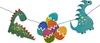 Oblique Unique Dino Girlande 3m Dinosaurier Kinderzimmer Produktbild-Vorschau 3