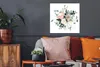 MuchoWow® Poster Blumen - Rosen - Pfingstrose 50x50 cm - Produktbild-Vorschau 2