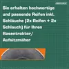 2x Reifen 18x6.50-8 tubeless + 2x Schläuche mit abgebogenem Produktbild-Vorschau 5