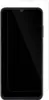 A clear screen protector is placed over a smartphone screen. Produktbild-Vorschau
