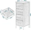 EUGAD Badezimmerschrank, aus Metall + Holzwerkstoff, Produktbild-Vorschau 7