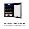 KlarsteinVinamour 48 Uno, chłodziarka do wina, 128 l, 48 Podgląd zdjęcia produktu 4