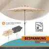 Schneider Sonnenschirm SOLESTA Ø270 cm, natur – UV-Schutz, Produktbild-Vorschau 4