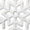 Vánoční ozdoby - Vločky se třpytkami bílé, 10cm, sada 3ks Náhled obrázku produktu 6