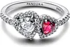PANDORA Timeless Herzring für Damen, Sterlingsilber, Produktbild-Vorschau 3