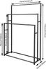 wolnostojący wieszak na ręczniki 75x110cm z 3 wieszakami na Podgląd zdjęcia produktu 2