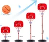 Basketbalový koš pro děti, výškově nastavitelný, s míčem a Náhled obrázku produktu 5