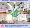 Collage of rooms showing a mobile air conditioner and its features. Náhľad obrázku produktu