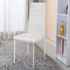 Esszimmerstühle 4-er SET, Kunstleder Weiß Produktbild-Vorschau 3