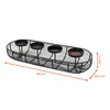 Corona dell'Avvento in metallo nero - 50 cm - Portacandele Anteprima dell’immagine prodotto 2
