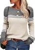 AKSA Damen Strickpullover Pullover Herbst Winter Langer Produktbild-Vorschau 1