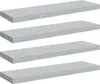 vidaXL Étagères flottantes 4 pcs. Gris béton 80x23,5x3,8 cm Voir les images du produit 1