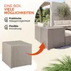 CASARIA® Auflagenbox 318L Polyrattan - Wetterfeste Garten Produktbild-Vorschau 6