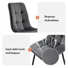 Abrihome 140x80cm Esstisch-Set mit 4 Stühlen, Esszimmer-Set Produktbild-Vorschau 10