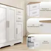 Credenza Moderna Buffet 100x40x78 cm con 2 Cassetti e 2 Anteprima dell’immagine prodotto 6