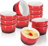 com-four® 12x Ragout Fin Schale - Ofenfeste Förmchen in rot Produktbild-Vorschau 1