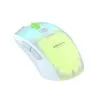 A white gaming mouse with RGB lighting. Produktbild-Vorschau