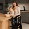 Babylike Montessori Lernturm für Kinder | Learning Tower ab Produktbild-Vorschau 2
