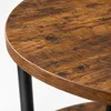 Relaxdays bijzettafel, met 2 plateaus, hoogte x diameter: Productafbeelding-voorbeeld 8