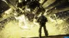 A soldier stands facing a giant, monstrous creature in a battle scene. Produktbild-Vorschau
