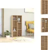 vidaXL Bücherregal Sonoma-Eiche 50x25x106 cm Holzwerkstoff Produktbild-Vorschau 1