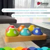 Zabawka do sortowania dla dzieci 12m+ Psotne Grzybki – Podgląd zdjęcia produktu 8