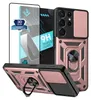 A product shot of a phone case and screen protector. Produktbild-Vorschau