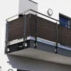 Polyrattan PVC privacy-schermmat, 300x100 cm. Productafbeelding-voorbeeld 2