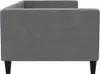 vidaXL Letto da giorno grigio scuro 90x200 cm in tessuto Anteprima dell’immagine prodotto 4