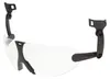 3M Hard Hat Integrated Safety Glasses, Clear, V9C, Schwarz, Produktbild-Vorschau 3