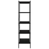 vidaXL Scaffale a 5 ripiani Nero 80x40x163 cm Anteprima dell’immagine prodotto 4