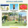 AIYAPLAY Portique balancoire exterieur 6 en 1 avec 3 Voir les images du produit 8