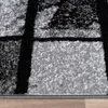 TT Home Teppich Wohnzimmer Modern Abstrakte Kunst Grau Produktbild-Vorschau 2