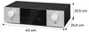 Auna AMP-4000 DAB hifi stereo zosilňovač, DAB+ rádio, Náhľad obrázku produktu 7