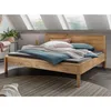 Bett 180x200 cm mit Holzkopfteil, Eiche massiv AVELLINO-137 Produktbild-Vorschau 4