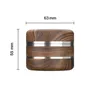 Bloomint Walnussholz & Edelstahl  Gewürzmühle 3-teilig 63mm Produktbild-Vorschau 3