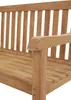 Gartenbank - Braun - Teakholz massiv Produktbild-Vorschau 4
