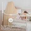 Ciel de lit bébé crème, avec flèche de lit - Baldaquin en Voir les images du produit 5