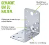 Alberts Schwerlast-Winkelverbinder mit Sicke | Edelstahl | Produktbild-Vorschau 5