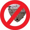 A red prohibition sign overlaid on a wasp nest with wasps. Produktbild-Vorschau