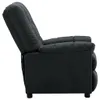 vidaXL Poltrona relax in tessuto grigio scuro Anteprima dell’immagine prodotto 11