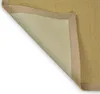 The underside of a sisal rug is shown, with a beige border and a textured backing. Voir les images du produit