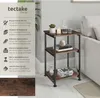 tectake® Beistelltisch Memphis 34x30x59cm Produktbild-Vorschau 2