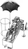 BRUBAKER portabottiglie holidaymaker scultura in metallo Anteprima dell’immagine prodotto 8