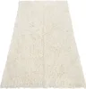 Flokati WOLLE - Bettdecke, Plaid  Weiß 70x160 cm Produktbild-Vorschau 1