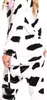 Nikcorp Oblek Pyžamo Dámské Dětské Onesie Kráva Černá a Náhled obrázku produktu 3